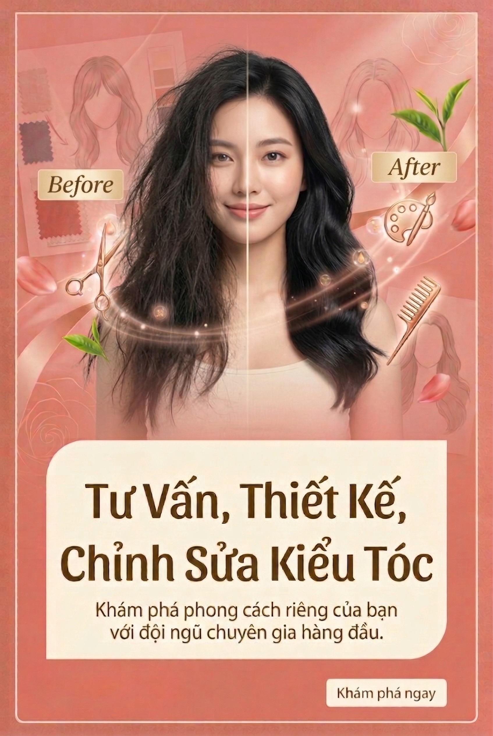 TƯ VẤN, THIẾT KẾ, CHỈNH SỬA KIỂU TÓC